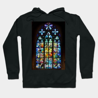 Slavic stained glass window Hoodie